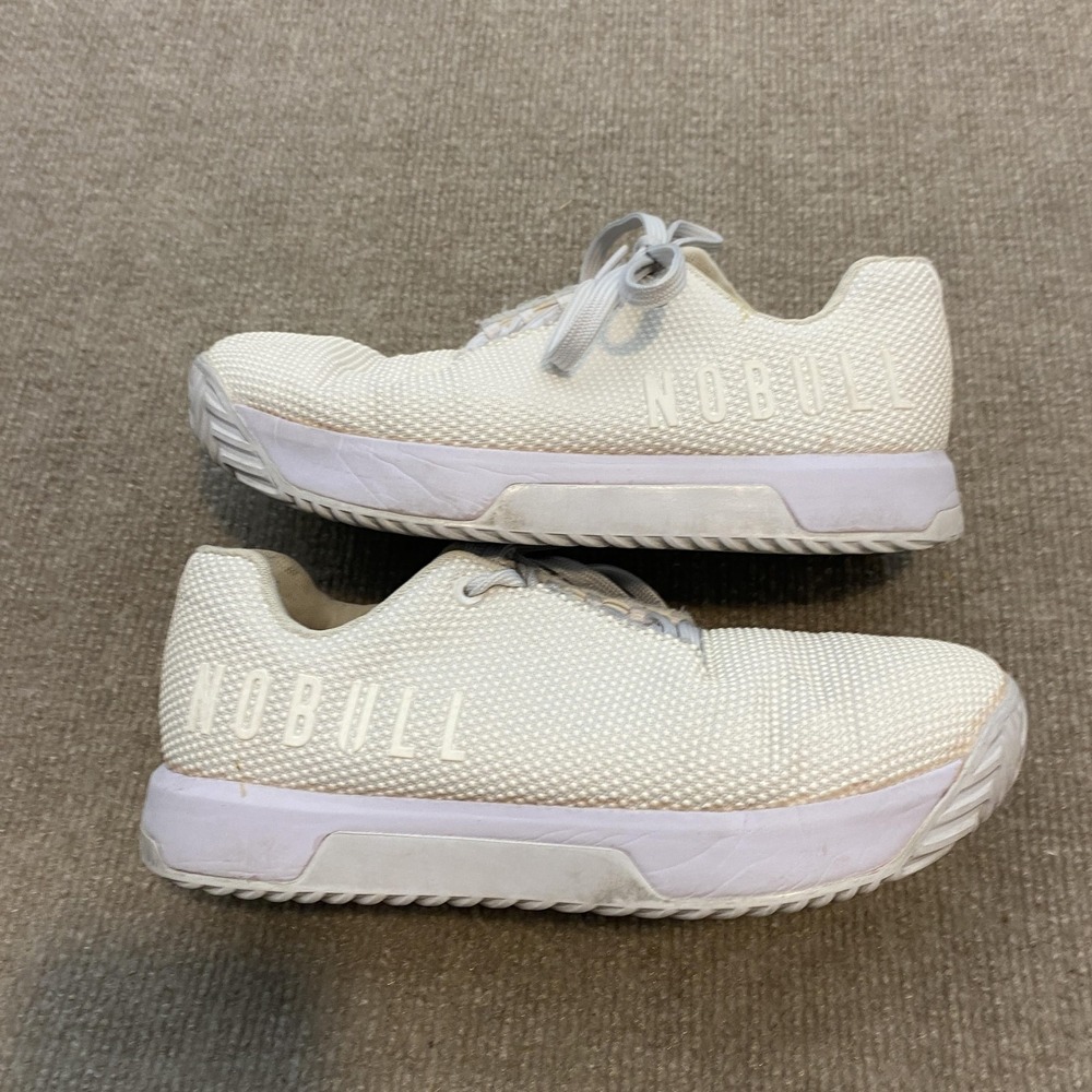 NOBULL Trainer Shoes Womens Size 7.5 White Cross Training Lightweight Sneakers
